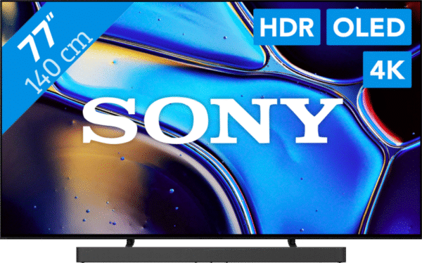 Sony 77" Bravia 8 OLED 4K (2024) + Sony Bravia Theatre Bar 6 Zwart (6151122243234)
