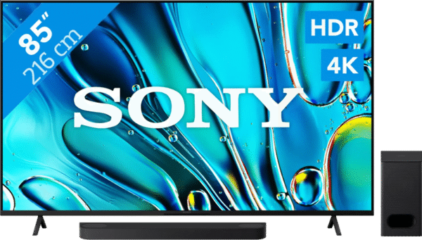 Sony Bravia 3 85" 4K LED (2025) + Sony Bravia Theatre Bar 6 Noir (6151123353321)