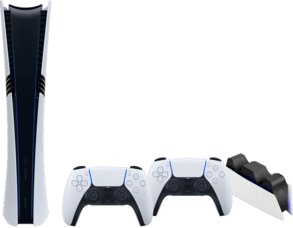 PlayStation 5 Pro Digital Edition + Extra Controller Wit + Oplaadstation (6151117420428)