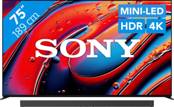 Sony 75" Bravia 9 4K QLED XR Mini-led (2024) + Sony Bravia Theatre Bar 9 (6151122239282)