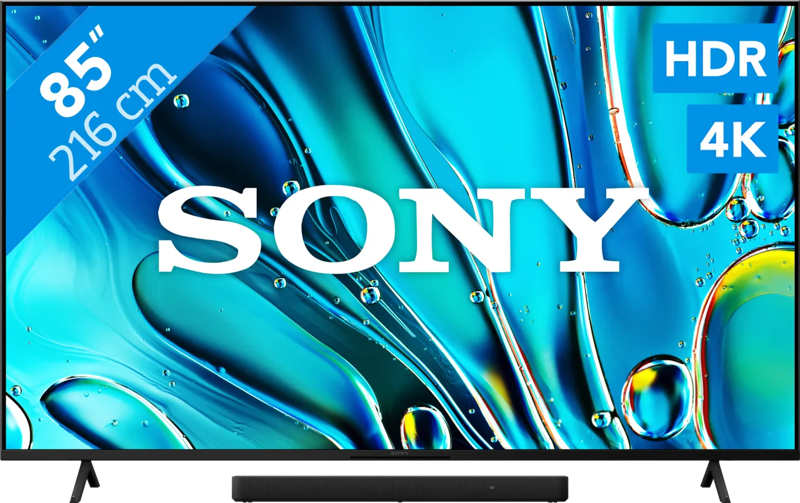 Sony Bravia 3 85" 4K Led (2025) + Sony HT-S2000 Zwart (6151123349393)