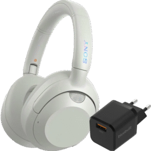 Sony ULT Wear Wit + BlueBuilt Quick Charge Oplader met Usb A Poort 18W Zwart (6151116960987)