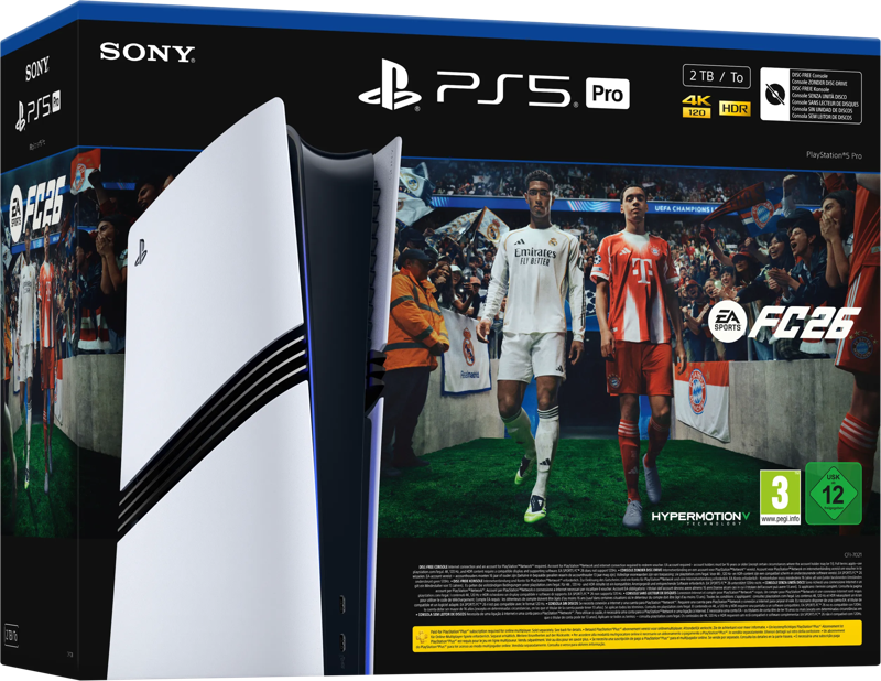 PlayStation 5 Pro + EA Sports FC 26 (0711719024118,711719024118)