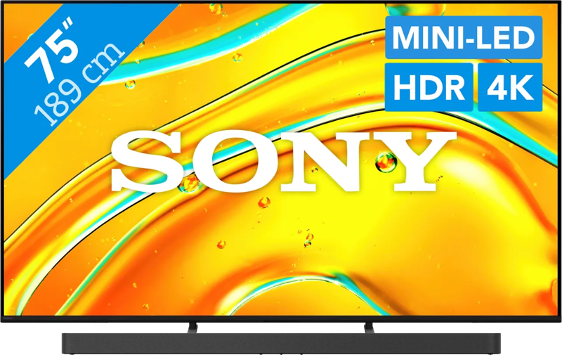 Sony Bravia 3 75" XR Mini-LED (2025) + Sony Bravia Theatre Bar 9 (6151123421495)