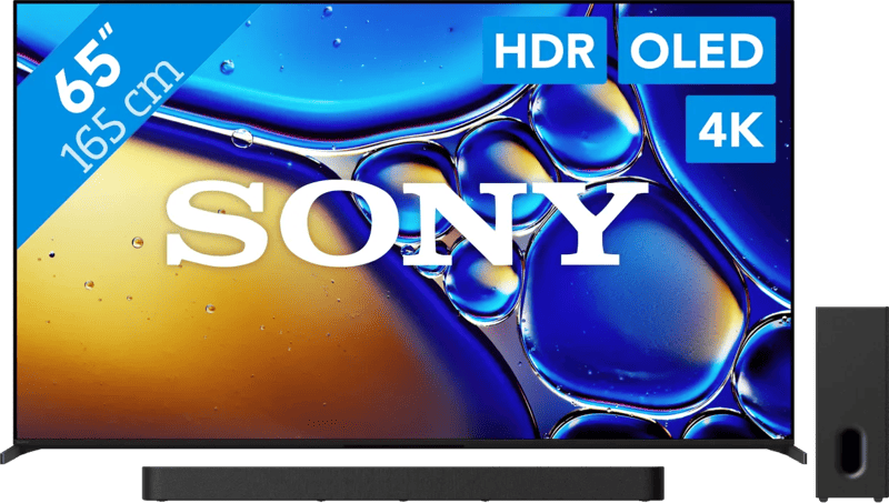 Sony Bravia 8 II 65" QD-OLED (2025) + Sony Bravia Theatre Bar 7 Noir (6151146380366)